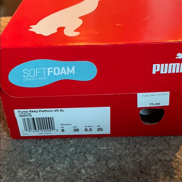 Puma Vikky Platform Burgundy Velvet - Picture 8 of 8